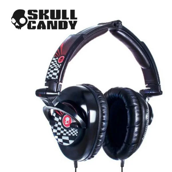 Skullcandy Skullcrushers Headphones (Black Checker) Image 1