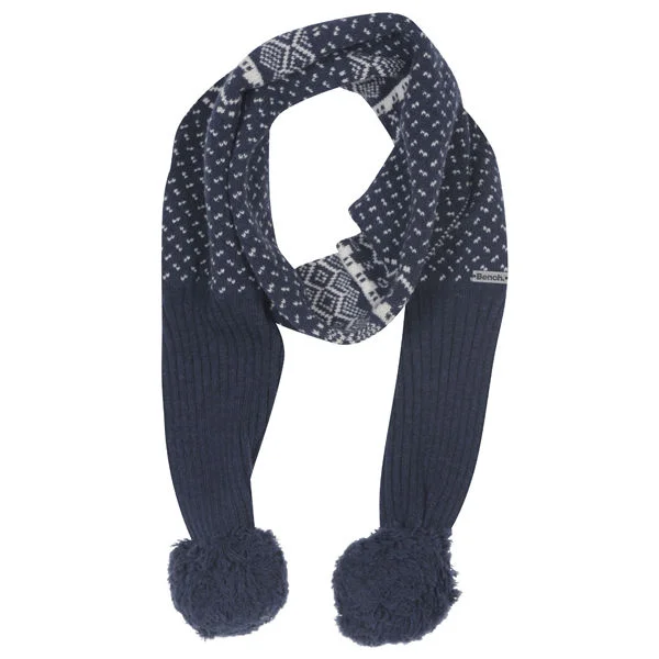 Bench Women's Fresco fairisle scarf - One Size - Total Eclipse Image 1