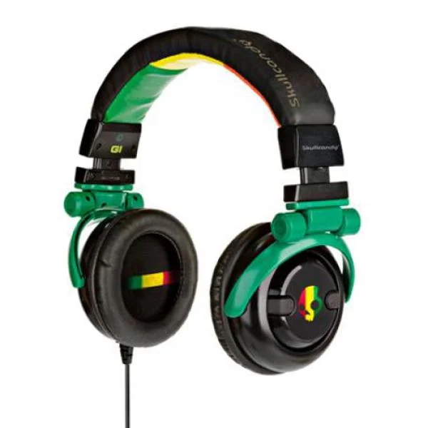 Skullcandy 2010 GI Headphones - Rasta Image 1