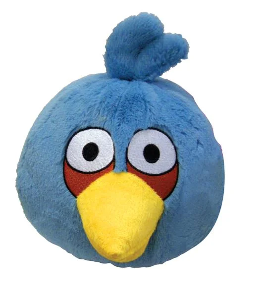 Angry Birds: 4 Inch Plush Blue Bird With Sound Image 1