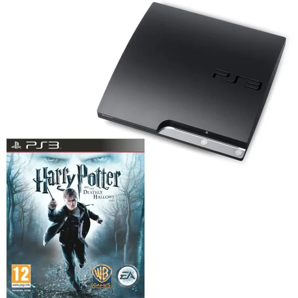 Playstation 3 PS3 Slim 120GB Console: Bundle (Includes Harry Potter And The Deathly Hallows: Part One) Image 1
