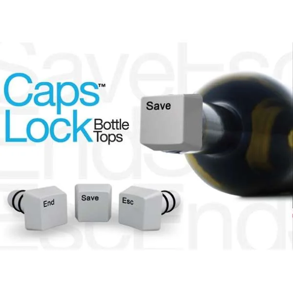 Caps Lock bottle tops Image 1