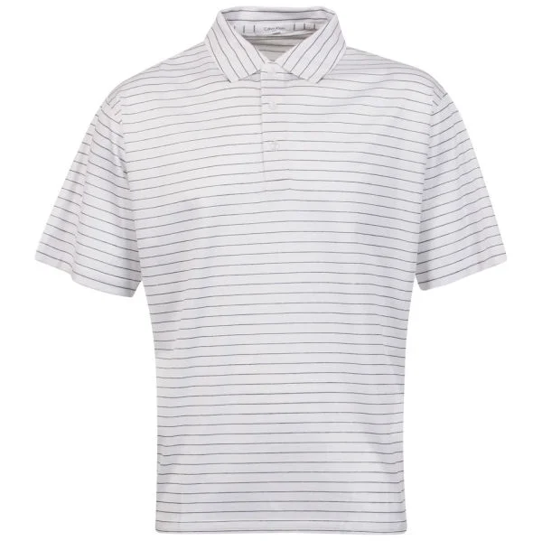Calvin Klein Men's 3 Button Golf Polo - White - M Image 1