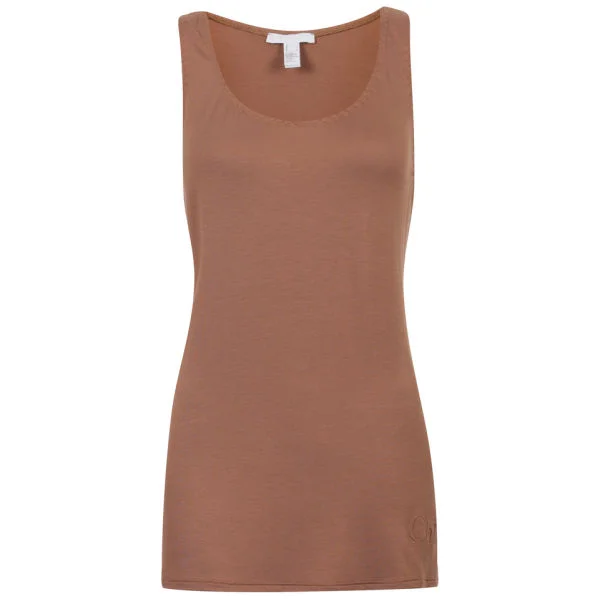 Chloe Women's Stitch Detail Vest Top - Brown - 10 - Brown Image 1