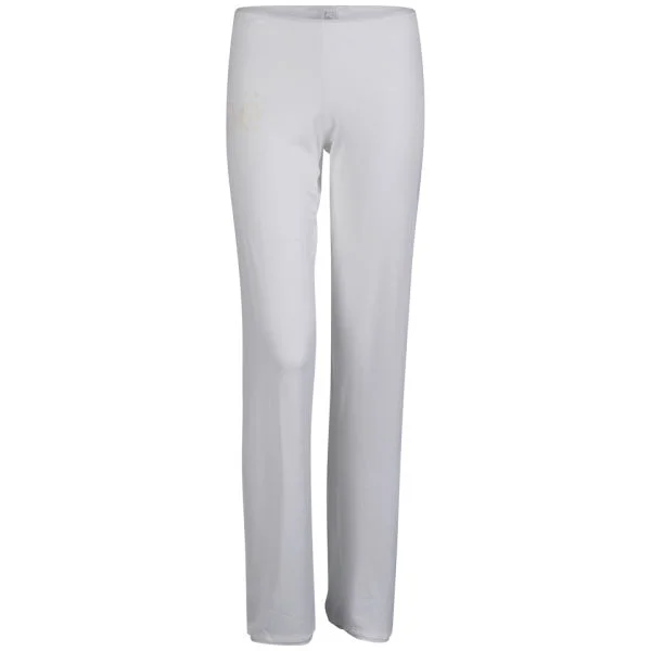 Chloe Women's Casual Stetch Trousers - White - 10 - White Image 1
