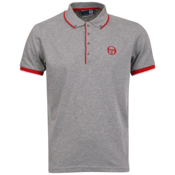 Sergio Tacchini Men's Class Polo-Shirt - Grey - S - Grey Image 1
