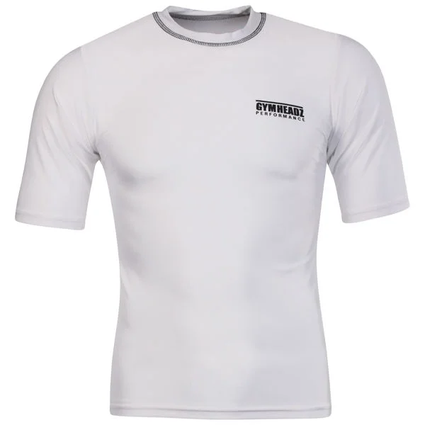 Gymheadz Men's Performance Skin Range T-Shirt White - S - White Image 1