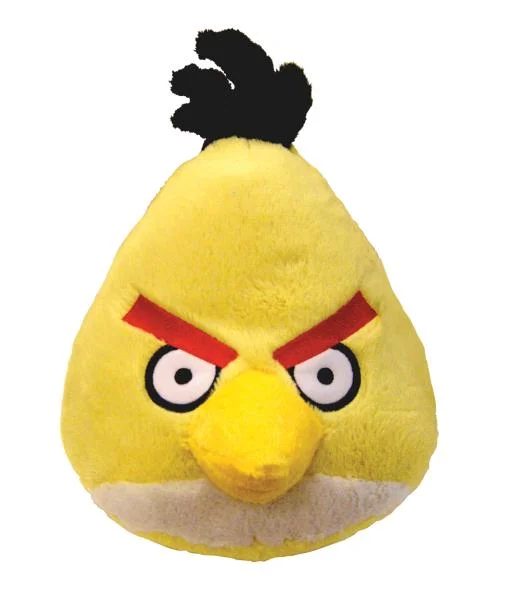 Angry Birds: 8 Inch Plush Yellow Bird Image 1