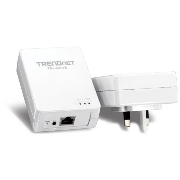 TrendNET 500Mbps Powerline AV Adapter Kit TPL-401E2K Image 1