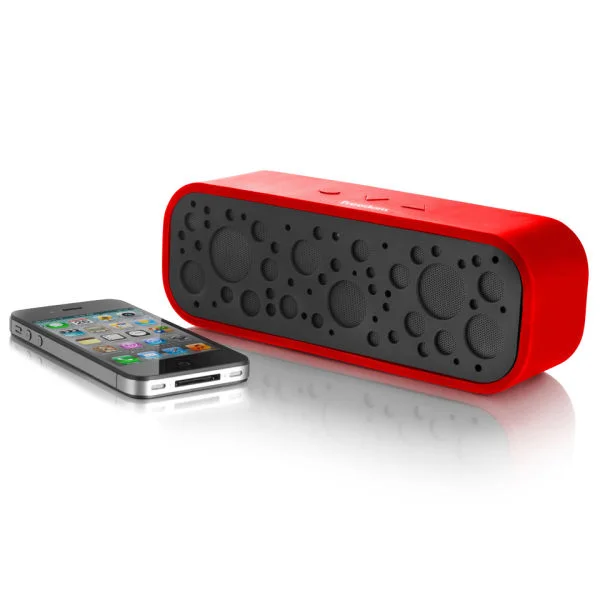 Bluetooth Soundbox with Mic - Red Image 1