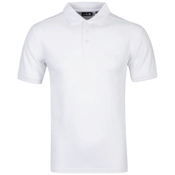 FILA Men's Bunda Polo Shirt - White - S - White Image 1