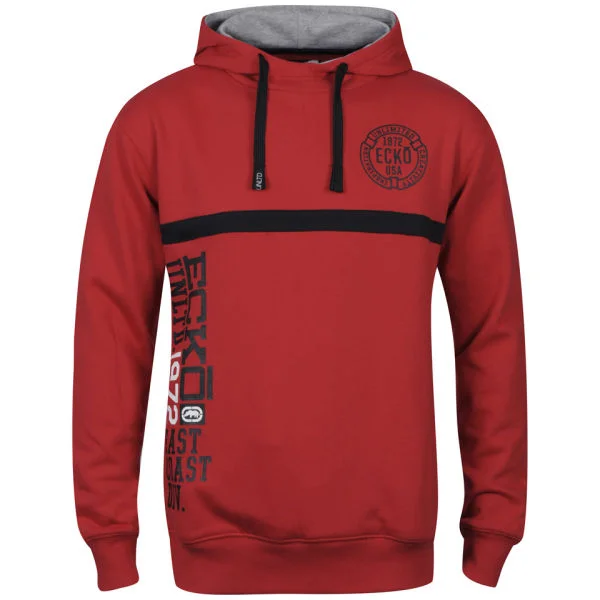 Ecko Men's Banner Hoody - Red/Black - S - Red/Black Image 1