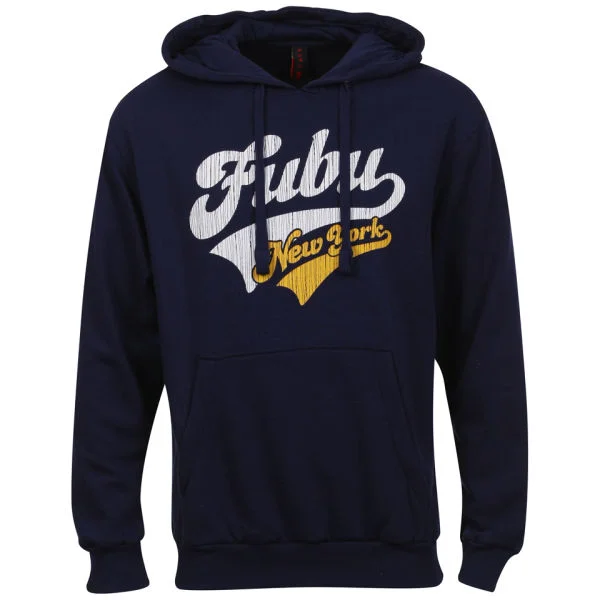 FUBU Men's Vintage New York Hoody - Navy - S - Navy Image 1