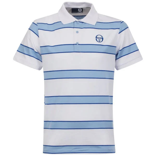 Sergio Tacchini Men's Coniston Pique Polo-Shirt -White - S - White Image 1