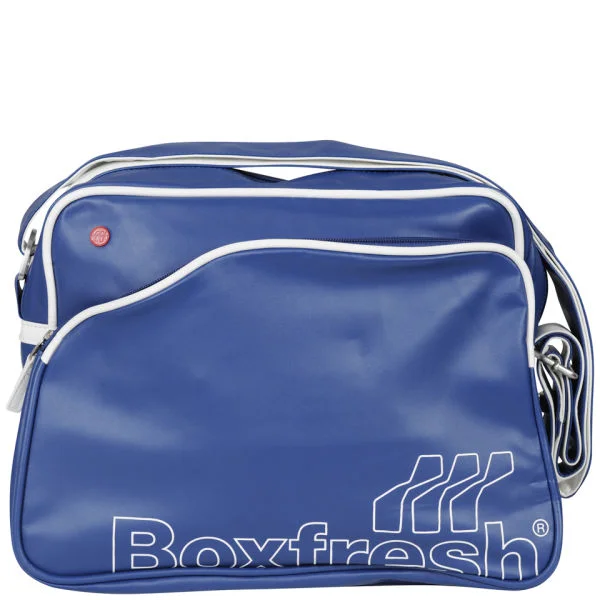 Boxfresh Retro Robson Satchel - Blue/white Image 1