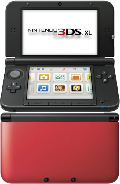 Nintendo 3DS XL Console (Red and Black) Image 1