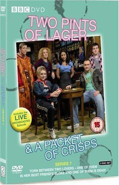 Two Pints Of Lager And A Packet Of Crisps - Series 7 Image 1
