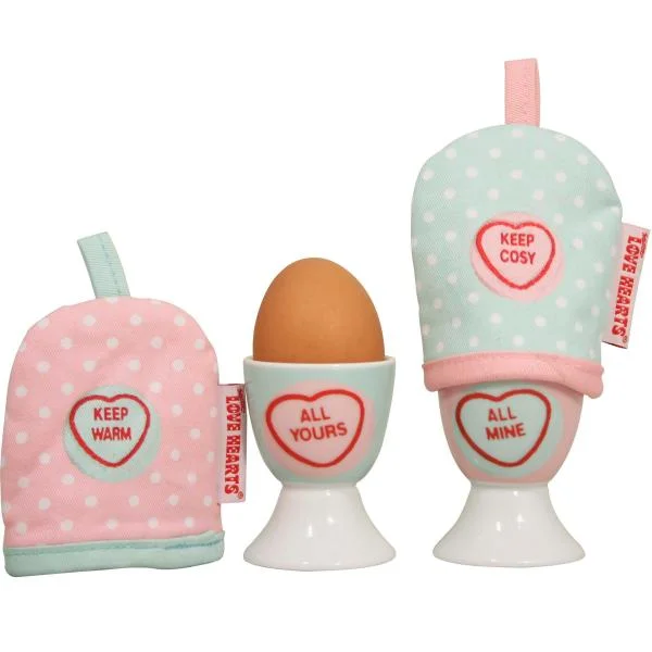 Love Hearts - Egg Cups and Egg Cosies Image 1