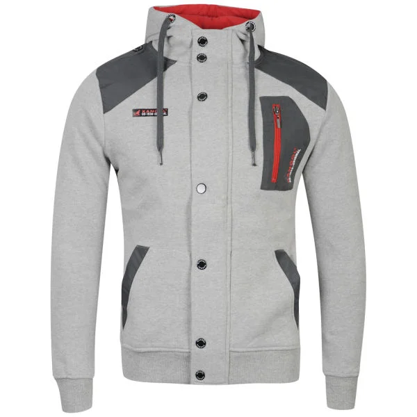 Kangol Men's Arrowsmith Zip Through Fleece Sweat - Grey - S - Grey M Image 1