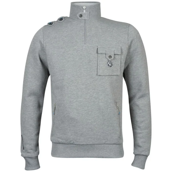 Carter Men's Mancer Knitted Jumper - Grey - S - Grey Image 1