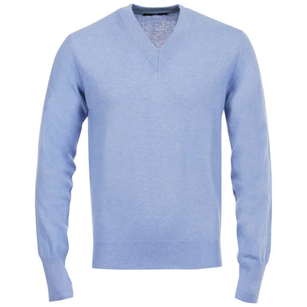 Romeo Gigli Men's V-Neck Knit - Sky - M - Sky Image 1