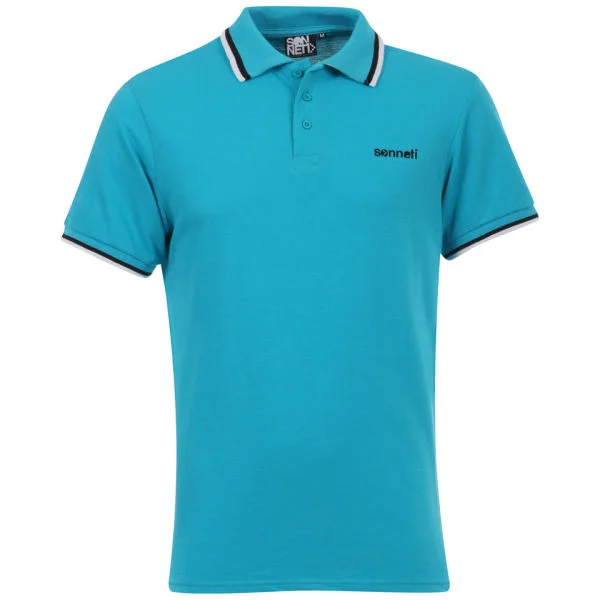 Sonneti Men's Suburb Polo Shirt - Peacock Blue - S - Peacock Blue Image 1