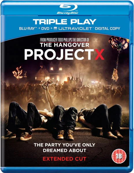 Project X - Triple Play (Blu-Ray, DVD and UltraViolet Copy) Image 1