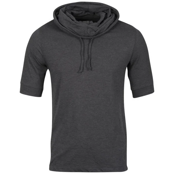Brave Soul Men's Cowl Neck T-Shirt - Charcoal - S - Charcoal Image 1