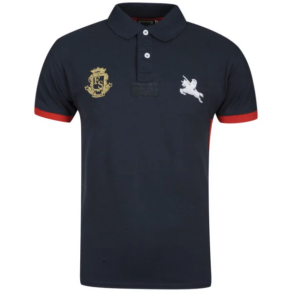 Soul Star Men's Ollie Polo Shirt - Blue - S - Blue Image 1