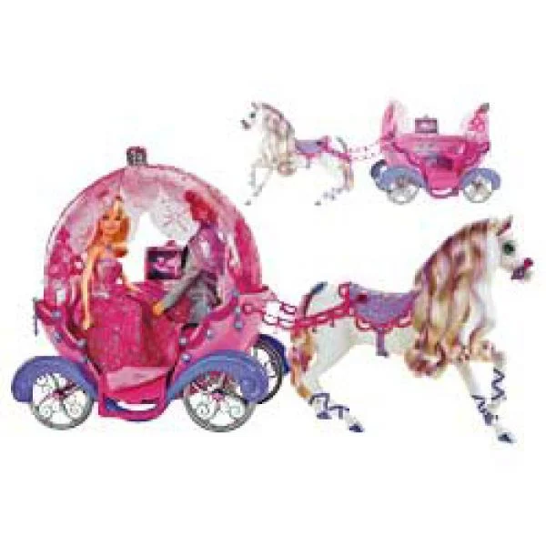 Barbie Horse & Carriage Image 1