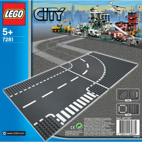 LEGO City: T-junction and Curve (7281) Image 1