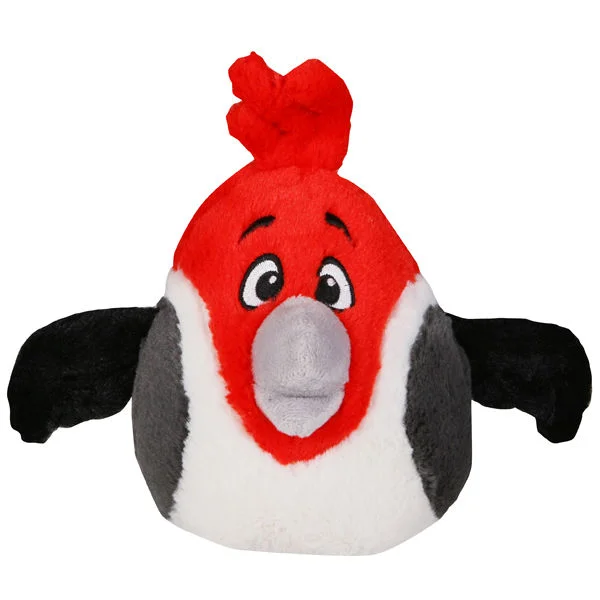 Angry Birds Rio 5 Inch Plush With Sound - Red Image 1