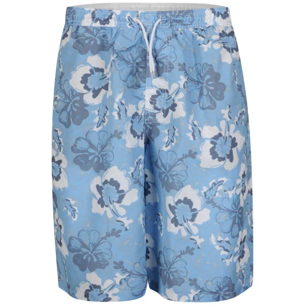 Slazenger Men's Floral Short - Sky - S - Sky Image 1