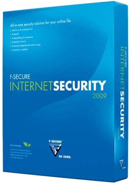 F-Secure Internet Security 2009 License 1 year Image 1