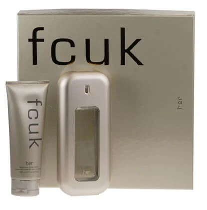 Fcuk - Her Gift Set (100Ml Eau De Toilette With Body Lotion) Image 1