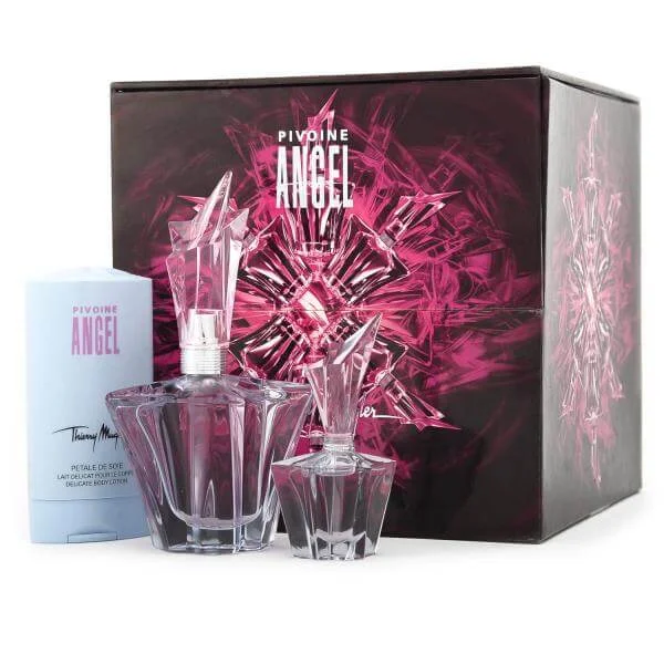 Thierry Mugler - Angel Pivoine Eau de Parfum 25ml, 5ml Mini and Body Lotion 30ml Image 1