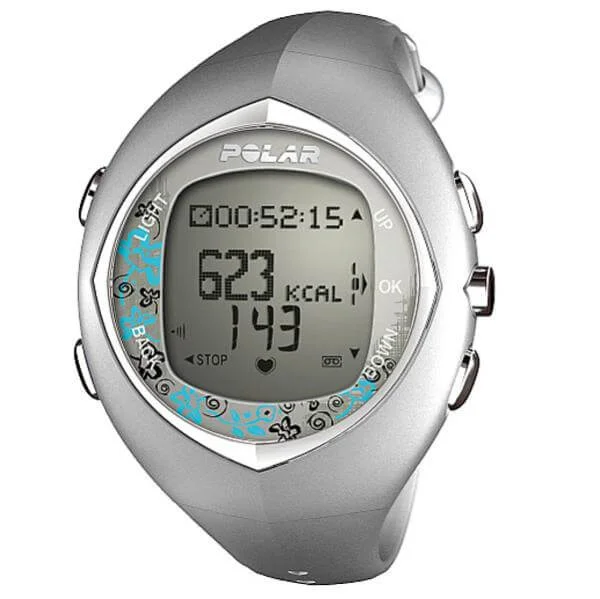 POLAR F7F SILVER Heart Rate Monitor For Fitness and Cross Training Image 1