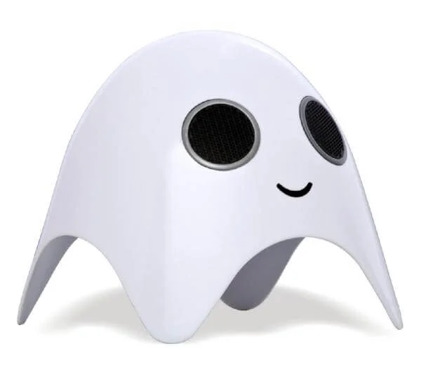 Amethyst iGhost iPod Speaker Dock - White Image 1