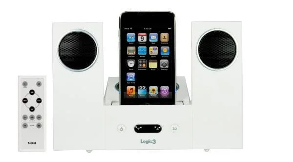 Logic 3 i-Station22 iPod Docking Station White Image 1
