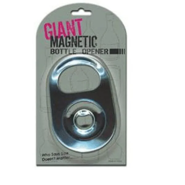 Giant Can Top Magnetic Bottle Opener - Fun Gadgets Image 1