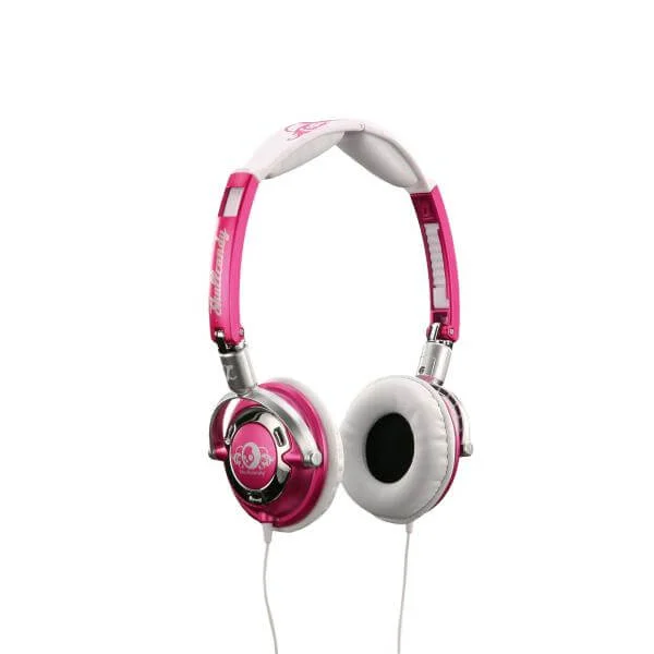 Skullcandy Lowrider 09 Headphones (Pink/White) Image 1