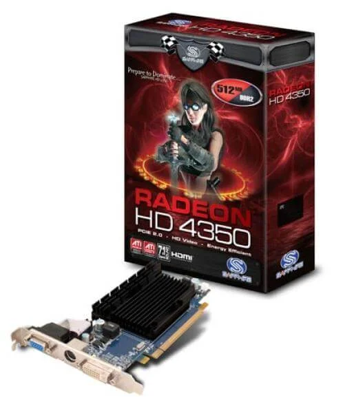 Sapphire HD 4350 512MB PCI-E 2.0 Image 1