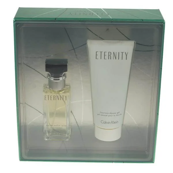 Calvin Klein Eternity for Women - 30ml Eau de Parfum Spray and 100ml Shower Gel Image 1