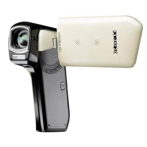 Sanyo VPC-CG10EXW HD Camcorder Ivory Image 1