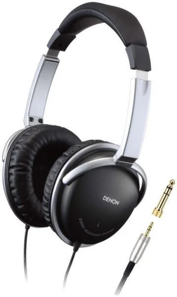 Denon AH-D1001 Closed Type Stereo Headphones - Black Image 1