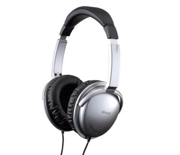 Denon AH-D1001 Closed Type Stereo Headphones - Silver Image 1