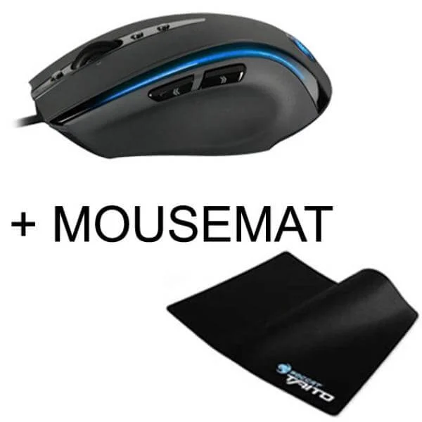 Roccat Kone Gaming Mouse with FREE Roccat Taito Gaming Mousepad Image 1