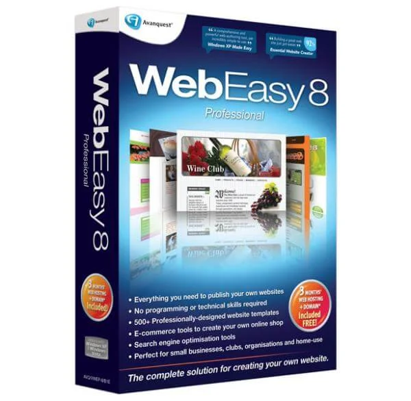 WebEasy 8 Professional (MINI BOX) Image 1