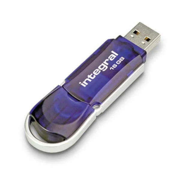 Integral 16GB USB 2.0 Courier Flash Drive Image 1