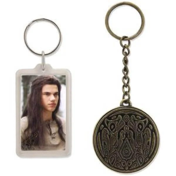 Twilight New Moon Key Chain Set - Jacob and Wolf Image 1